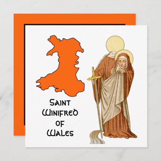 St. Winifred of Wales (P 002) (Voorkant / Achterkant)