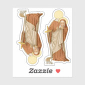 St. Winifred of Wales (P 002) Sticker (Vel)