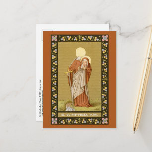 St. Winifred van Wales (P 002) Briefkaart