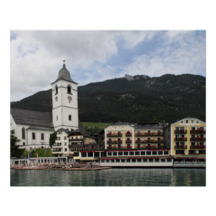 St.Wolfgang am Wolfgangsee, Salzburg Österreich Perfect Poster
