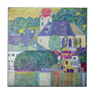 St. Wolfgang Church van Gustav Klimt Tegeltje