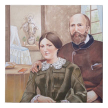 St.Zelie et toile de Louis Martin