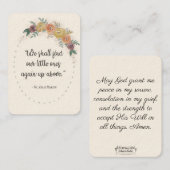 St. Zelie Martin Consolation fausse-couche Carte S (Devant / Derrière)