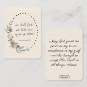 St. Zelie Martin Consolation fausse-couche Carte S (Devant / Derrière)