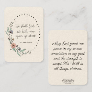 St. Zelie Martin Consolation fausse-couche Carte S