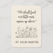 St. Zelie Martin Consolation fausse-couche Carte S (Devant)