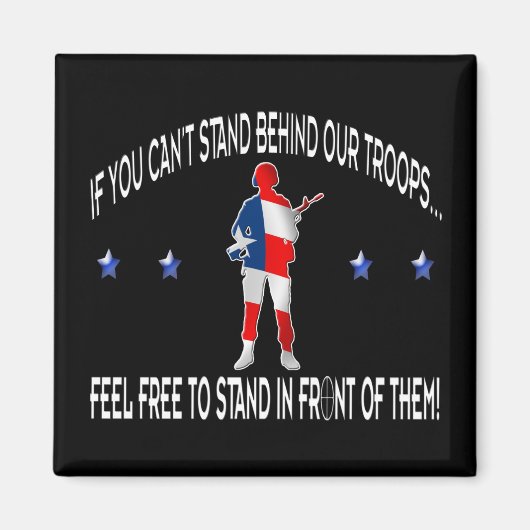 Sta achter of voor magneet (Voorkant)