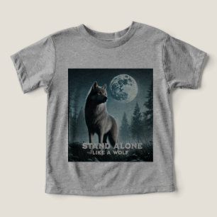 Sta alleen als een wolf T-shirt