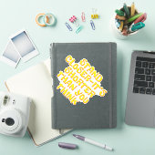 Sta dichter korter dan je denkt contour sticke sticker (iPad Cover)