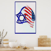Sta met Israël Grote Posters (Keuken)