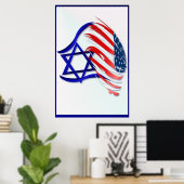 Sta met Israël Grote Posters (Thuiskantoor)