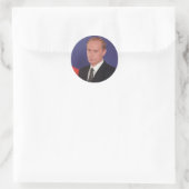 Sta met Vlad Ronde Sticker (Tas)