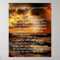 Sta niet op mijn Grave en Weep Poem