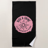 Sta op en schijn, het is vrouwentijd strandlaken (Voorkant)