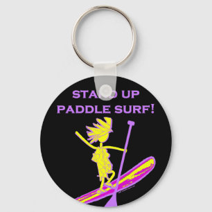 Sta op het Surf van de peddel! Sleutelhanger