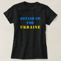 # Sta op voor Oekraïne T-shirt Steun Vrijheid