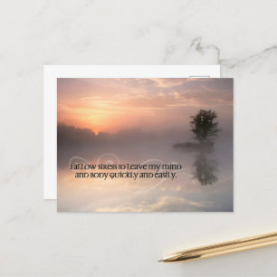"Sta toe dat stress weggaat" Motivatie Affirmatie Briefkaart