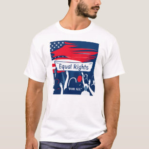 STA VANDAAG OP "Gelijke rechten" T-shirt