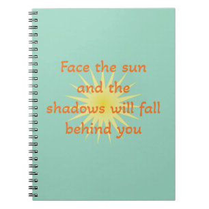 Sta voor de zon notitieboek