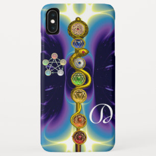 STAAF ASCLEPIUS 7 CHAKRAS, YOGA, SPIRITUELE iPhone XS MAX HOESJE