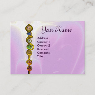 STAAF VAN ASCLEPIUS,7 CHAKRAS, YOGA INSTRUCTEUR Ro Visitekaartje