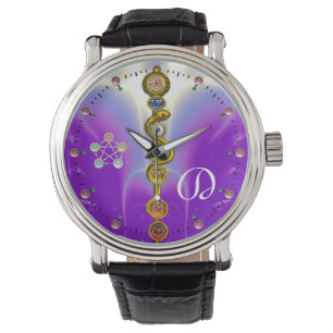 STAAF VAN ASCLEPIUS 7 CHAKRAS, YOGA, SPIRITUELE HORLOGE