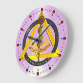 STAAF VAN het SYMBOOL van de TANDHEELKUNDE van de Grote Klok (Hoek)