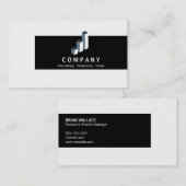 staafgrafiek visitekaartje (Voorkant / Achterkant)