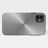 Staal Case-Mate iPhone Case (Achterkant (horizontaal))