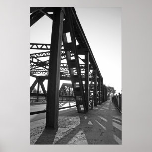 Staal en schaduwen poster