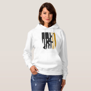 Staal en strepen hoodie
