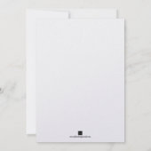 Staal grijs lijst betoverend wervelgala vormelijk kaart (Achterkant)