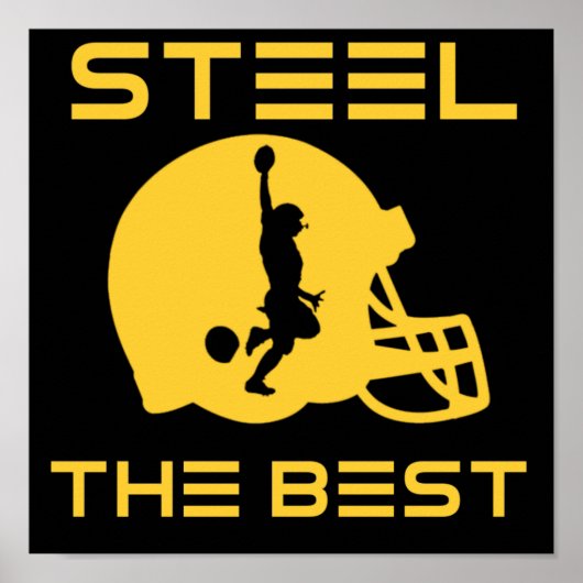 Staal het beste poster (Voorkant)