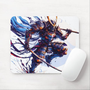 Staal Serenity: De Samurai Sentinel Mousepad Muismat