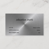 Staal Visitekaartje (Achterkant)