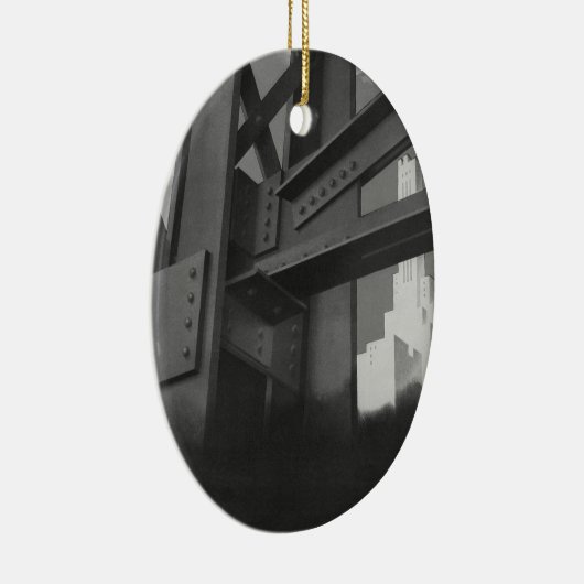 staalconstructie Skyscraper Architecture Keramisch Ornament (Rechts)