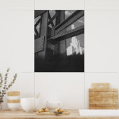  staalconstructie Skyscraper Architecture Poster (Keuken)