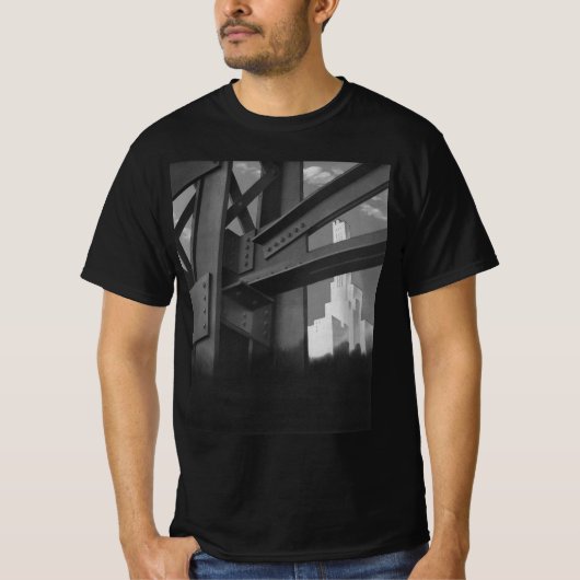 staalconstructie Skyscraper Architecture T-shirt (Voorkant)