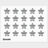 staaldraden ster sticker (Vel)