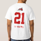 staalnatie t-shirt (Achterkant)