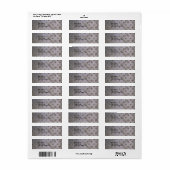 Staalplaatmetaal met klinknagels dat vies is etiket (Full Sheet)