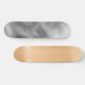 Staalsnelheid in penseelvorm , grijs wit skateboard (Horizontaal)