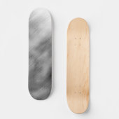 Staalsnelheid in penseelvorm , grijs wit skateboard (Voorkant)