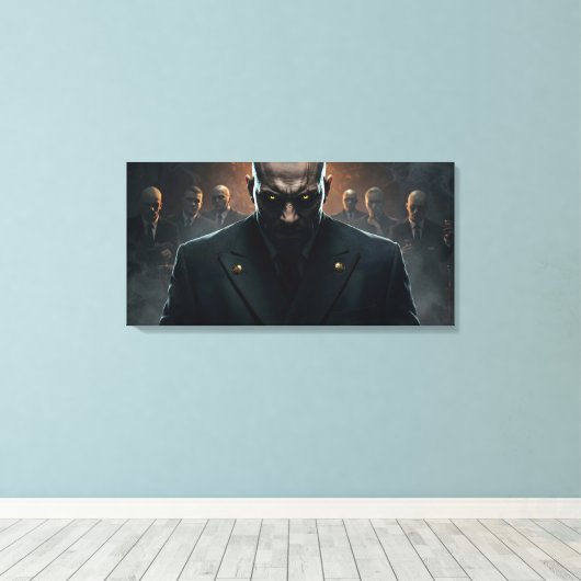 staaltiran canvas afdruk (Insitu (Houten vloer))