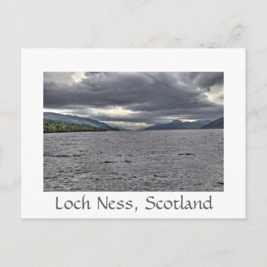 Staalwolken van Loch Ness Briefkaart (Voorkant)