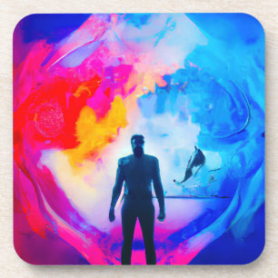 Staan in kleuren bier onderzetter