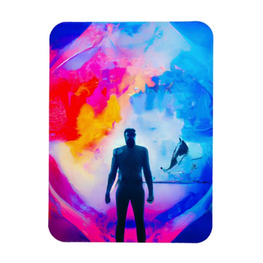 Staan in kleuren magneet (Verticaal)