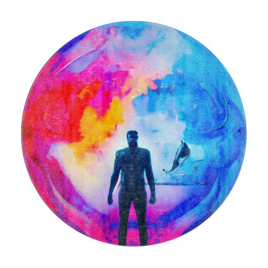 Staan in kleuren snijplank (Voorkant)