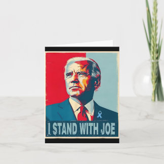 Staan met Joe Support Ribbon Campagne Verklaring Kaart