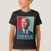 Staan met Joe Support Ribbon Campagne Verklaring T-shirt (Voorkant)
